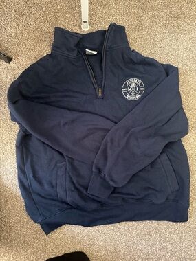 MV Sport Navy Quarter-Zip Pullover